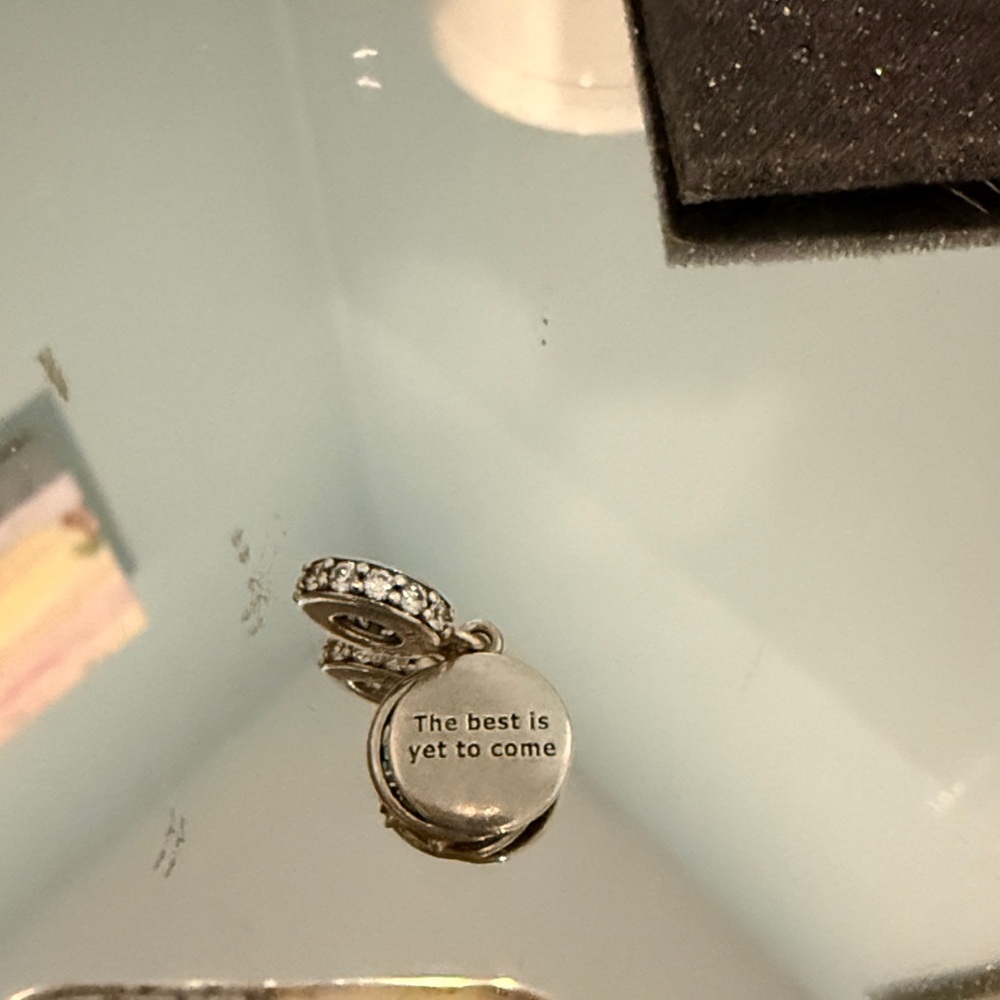 Pandora dazzling wishes fireworks dangling charm “best is yet to come to come”” - Picture 2 of 3